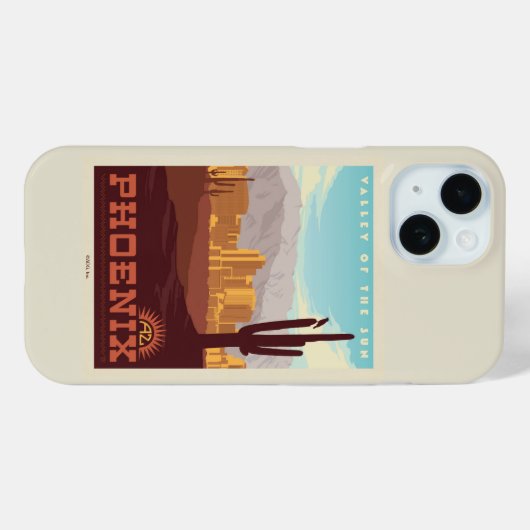 Phoenix, Arizona Case-Mate iPhone Case (Achterkant (horizontaal))