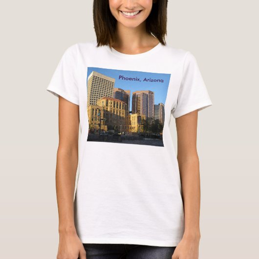 Phoenix, Arizona Downtown T-shirt (Voorkant)