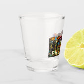 Phoenix, Arizona, graffiti Shot Glass Glas (Links)