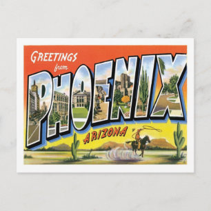 Phoenix Arizona Greetings uit de Verenigde Staten Briefkaart