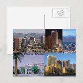 Phoenix Arizona Montage Briefkaart (Voorkant / Achterkant)
