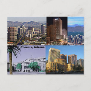 Phoenix Arizona Montage Briefkaart