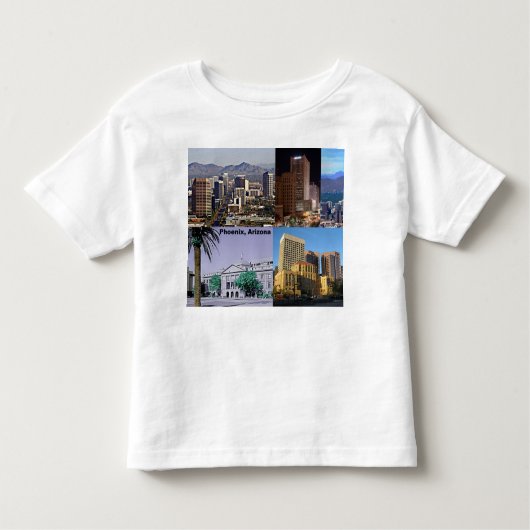 Phoenix Arizona Montage Kinder Shirts (Voorkant)