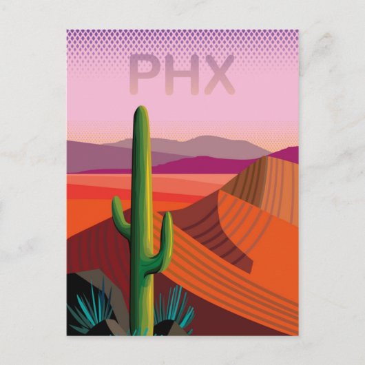 Phoenix Arizona | Reisposter Briefkaart (Voorkant)