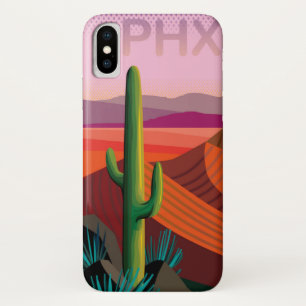 Phoenix Arizona Reisposter iPhone X Hoesje
