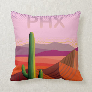 Phoenix Arizona Reisposter Kussen