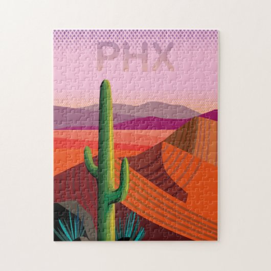 Phoenix Arizona | Reisposter Legpuzzel (Verticaal)