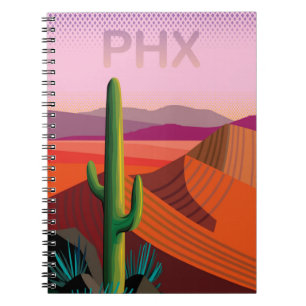 Phoenix Arizona   Reisposter Notitieboek