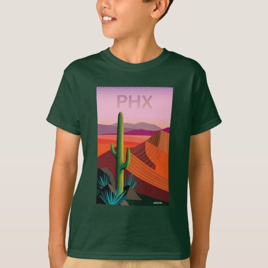 Phoenix Arizona | Reisposter T-shirt (Voorkant)