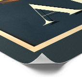 Phoenix Arizona Retro Reizen Poster (Hoek)