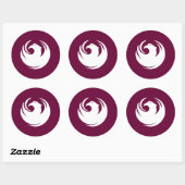 Phoenix, Arizona Ronde Sticker (Vel)