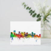 Phoenix Arizona Skyline Briefkaart (Staand voorkant)