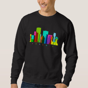 Phoenix Arizona Skyline Colorful American Cityscap Trui