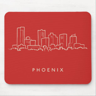 Phoenix Arizona Skyline Muismat