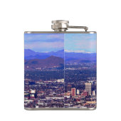 Phoenix Arizona Skyline overdag Heupfles (Achterkant)