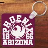 Phoenix, Arizona Sleutelhanger (Achterkant)