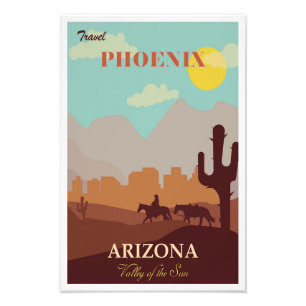 Phoenix Arizona Travel Poster
