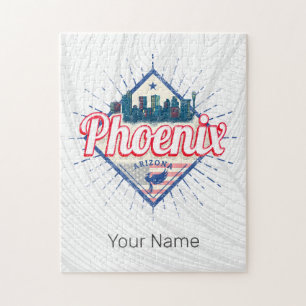 Phoenix Arizona Verenigde Staten Skyline  Verenigd Legpuzzel