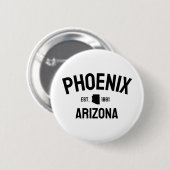 Phoenix - Arizona - Verenigde Staten van Amerika Ronde Button 5,7 Cm (Voorkant /achterkant)
