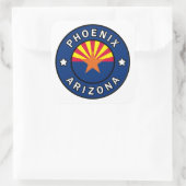 Phoenix Arizona Vierkante Sticker (Tas)