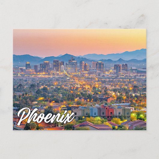 Phoenix, Arizona, VS Briefkaart (Voorkant)