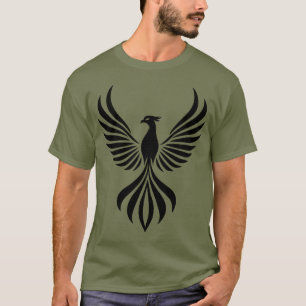 Phoenix Ascend : Majestic Silhouette T-shirt Desig