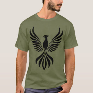 Phoenix Ascend : Majestic Silhouette T-shirt Desig