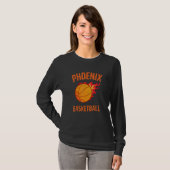 Phoenix Az Fans Basketball Phx Arizona Valley of T T-shirt (Voorkant volledig)