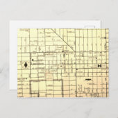 Phoenix, AZ  Map Briefkaart (Voorkant / Achterkant)