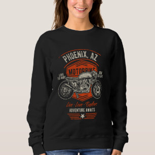 Phoenix AZ USA Retro Distressed Style Motorcycle D Trui