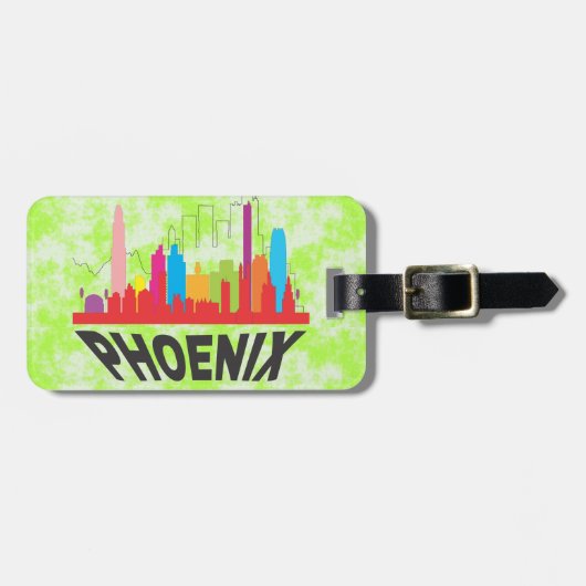 Phoenix Bagagelabel (Voorkant horizontaal)
