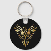 Phoenix Basic Button Sleutelhanger (Voorkant)