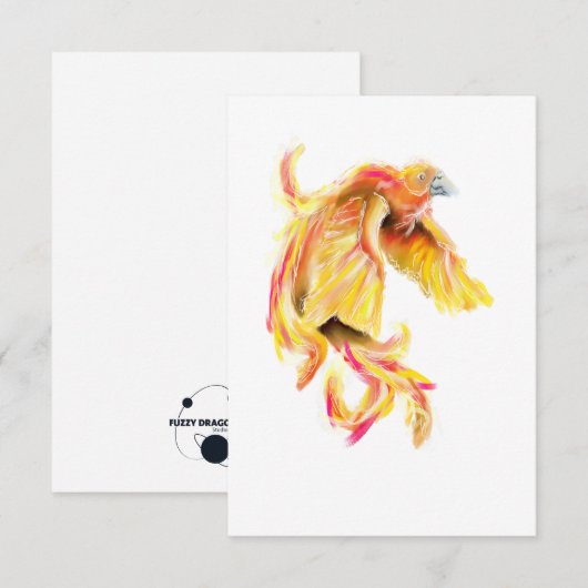 Phoenix Bedankkaart (Voorkant / Achterkant)