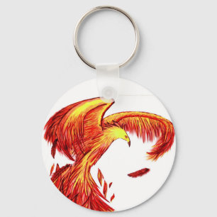 Phoenix Being Reborn Keychain. Sleutelhanger