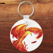 Phoenix Being Reborn Keychain. Sleutelhanger (Voorkant)