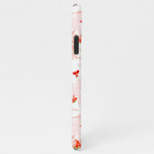 Phoenix Bird and Phoenix Flower Seamless Pattern iPhone Hoesje (Rechterkant)