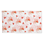 Phoenix Bird and Phoenix Flower Seamless Pattern Kussensloop (Achterkant-Rechts)