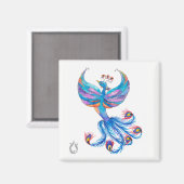 Phoenix Bird Art - Voyager Magnet (Recto/Verso)