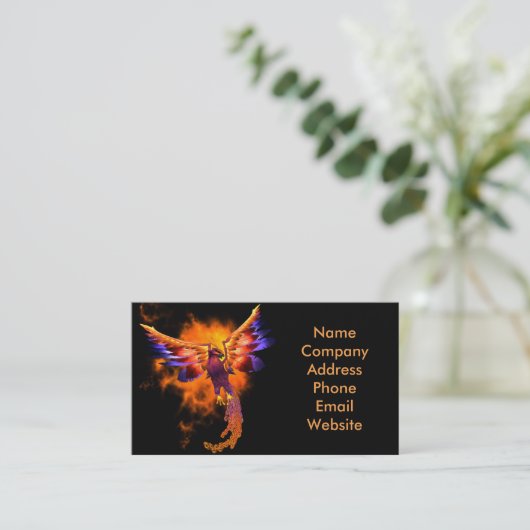 Phoenix Bird Carte de visite (Debout devant)