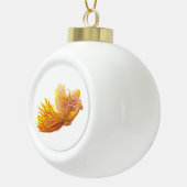 Phoenix Bird Flight Keramische Bal Ornament (Rechts)