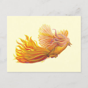 Phoenix Bird in Flight Briefkaart