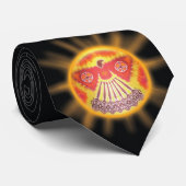 Phoenix Bird Necktie Stropdas (Opgerold)