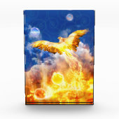 Phoenix Bird RISE BOVEN JE TROUBLES Fotoblokken (Voorkant)