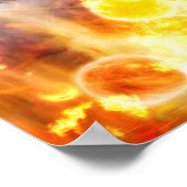 Phoenix Bird RISE BOVEN JE TROUBLES Poster (Hoek)