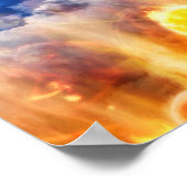 Phoenix Bird RISE BOVEN JE TROUBLES Poster (Hoek)