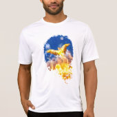 Phoenix Bird RISE BOVEN JE TROUBLES Sweatshirt T (Voorkant)