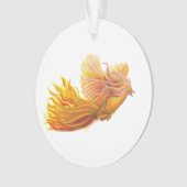 Phoenix Bird Rising Ornament (voorkant)