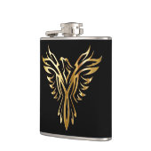 Phoenix Bird Wrapped Vinal Flask Heupfles (Links)