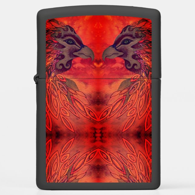 Phoenix Bird Zippo Lighter (Voorkant)