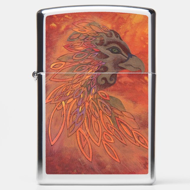 Phoenix Bird Zippo Lighter (Voorkant)